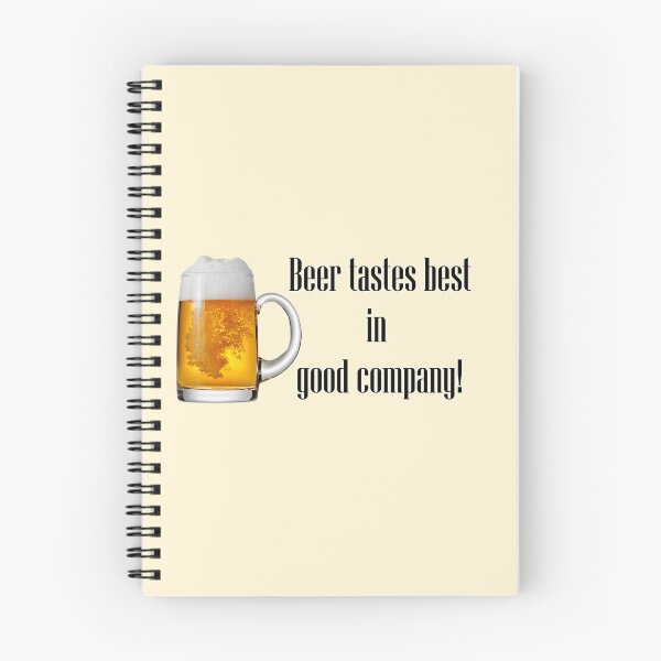 Item preview, Beer tastes best in good company! Beer glass. designed and sold by mikistudio.