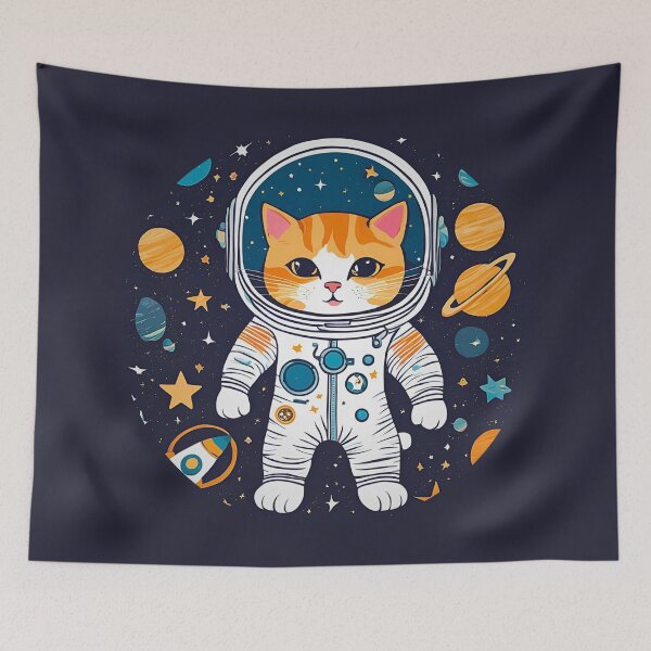 Item preview, Space Cat designed and sold by ELzor Arts.