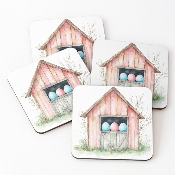 Item preview, Ornate Easter Egg. Rustic Barn Illustration with Colorful Easter Eggs designed and sold by Anastasiia Yurevych.