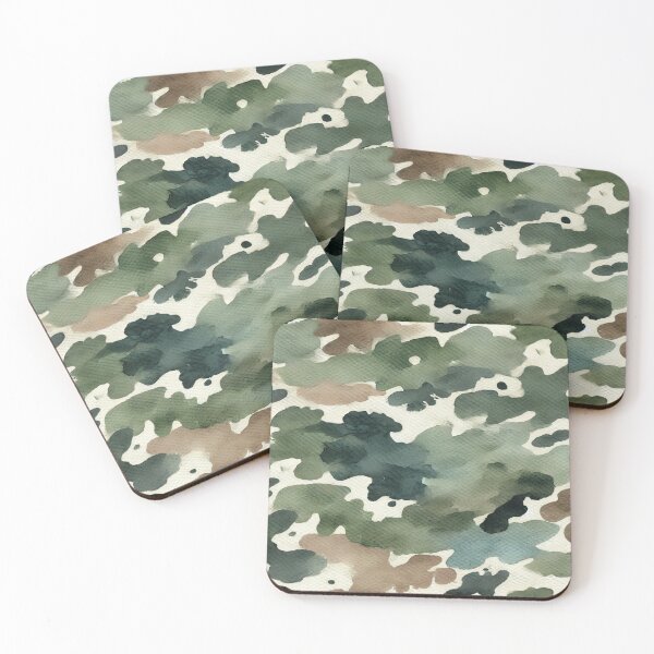 Item preview, Watercolor Military Camouflage Pattern designed and sold by 0Mystica0.