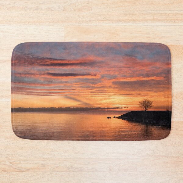 Item preview, Glorious Overwater Sunrise with Two Sleeping Ducks designed and sold by Georgia Mizuleva.