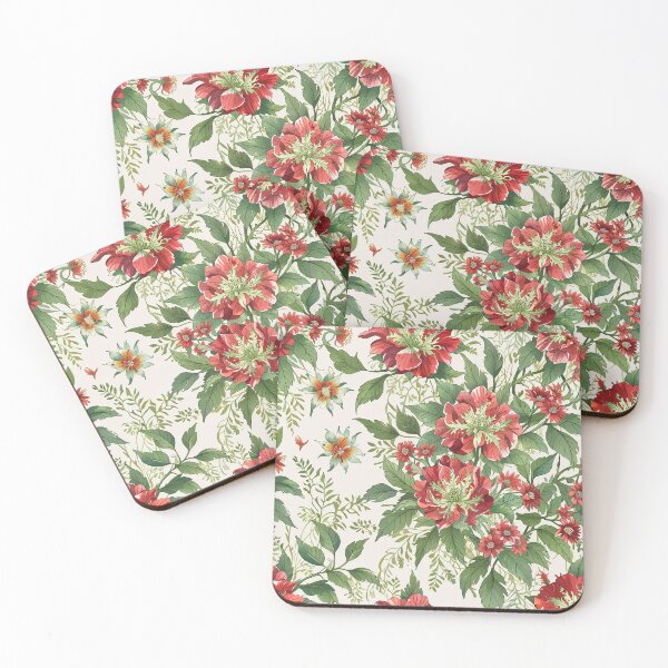 Item preview, Red and green flower designed and sold by CoolPixels.