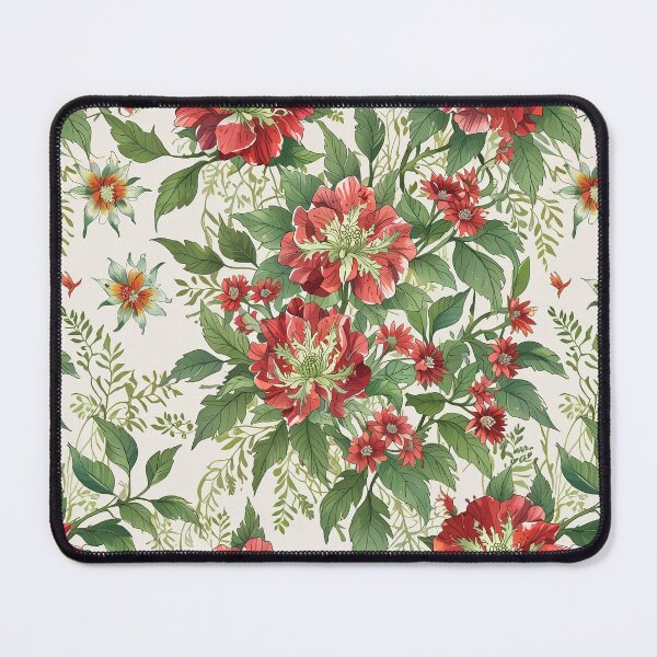 Item preview, Red and green flower designed and sold by CoolPixels.