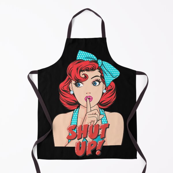 Item preview, Shut up - retro - rockabilly motif - vintage, comic design designed and sold by CorvusLunaArt.