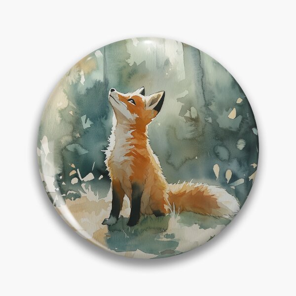 Item preview, Cute Fox in the Forest designed and sold by laurashawart.