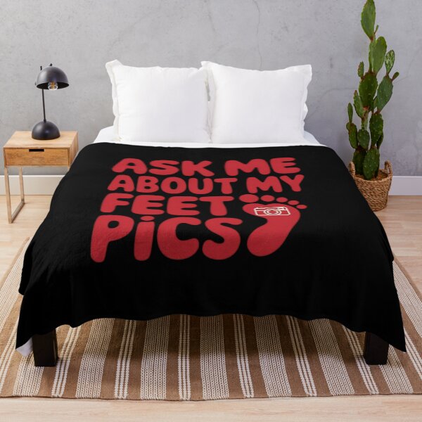 Item preview, Ask Me About My Feet Pics - his gift is perfect for people with a sense of humor who enjoy sarcastic and funny touches in their wardrobe. designed and sold by ZyziowskyArt.
