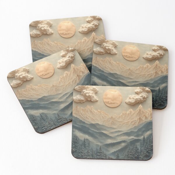 Aperçu de l'œuvre Paysage [3] | Bas-relief créée et vendue par AJ Lab.
