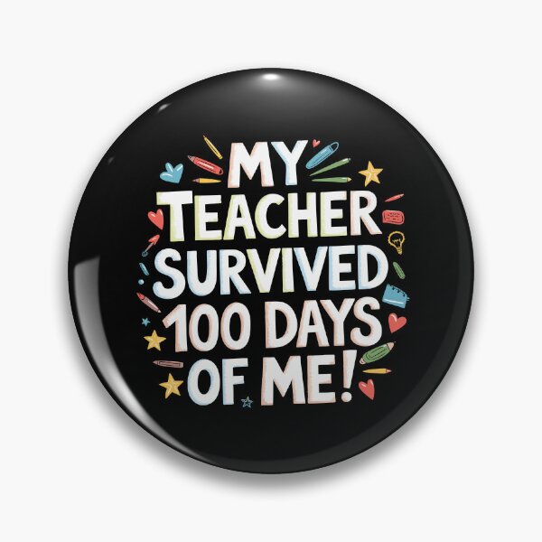 Item preview, Teacher Gift for 100 Days School Milestone Funny 100 days  designed and sold by w1ckerman.