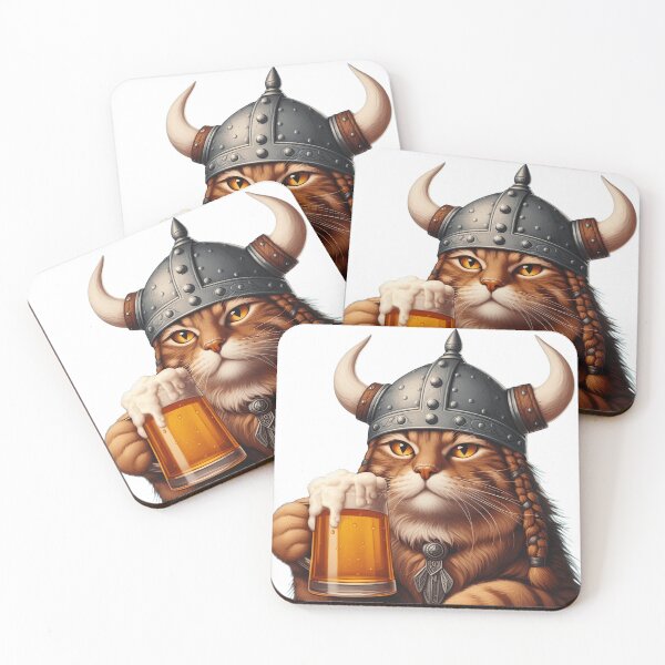 Item preview, Viking Cat designed and sold by SabyDigitalArt.