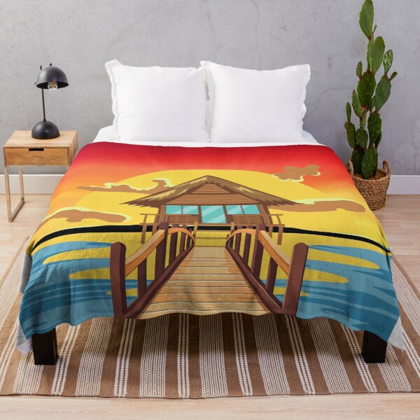 Item preview, Beach house in sunset designed and sold by ArsyCreation.