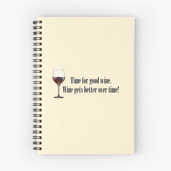 Item preview, Time for good wine. Wine gets better over time! Wine glass. designed and sold by mikistudio.