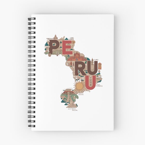 Item preview, Exploring Peru - Map designed and sold by wanderenergi.