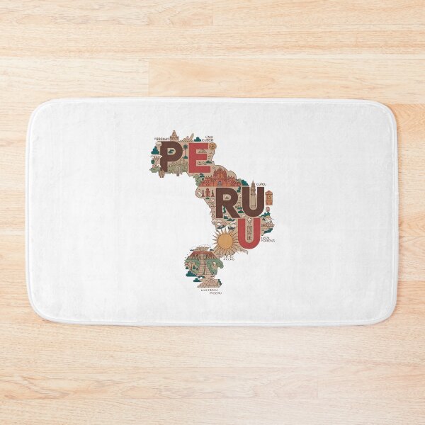 Item preview, Exploring Peru - Map designed and sold by wanderenergi.