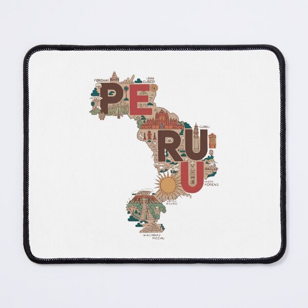 Item preview, Exploring Peru - Map designed and sold by wanderenergi.