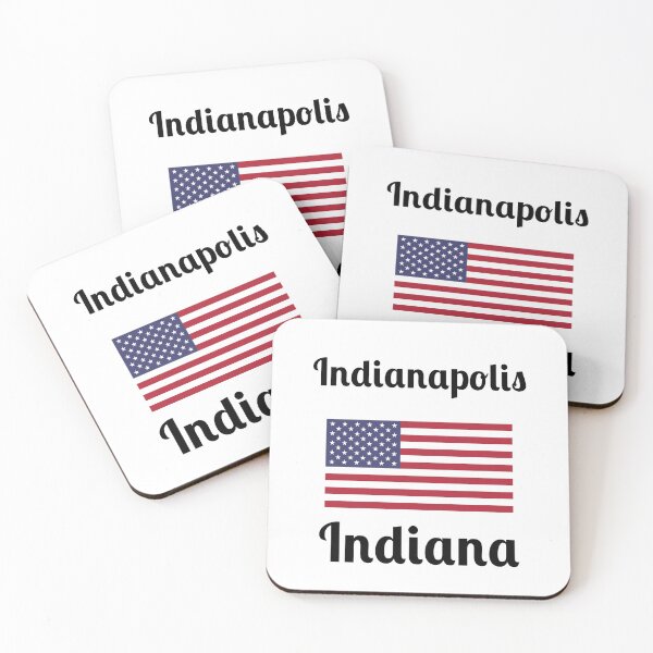 Item preview, Indianapolis Indiana - Stylish Prints, designed and sold by Fleetwood1994.