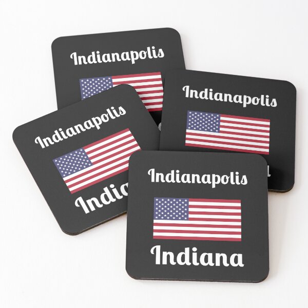 Item preview, Indianapolis Indiana - Stylish Prints, designed and sold by Fleetwood1994.