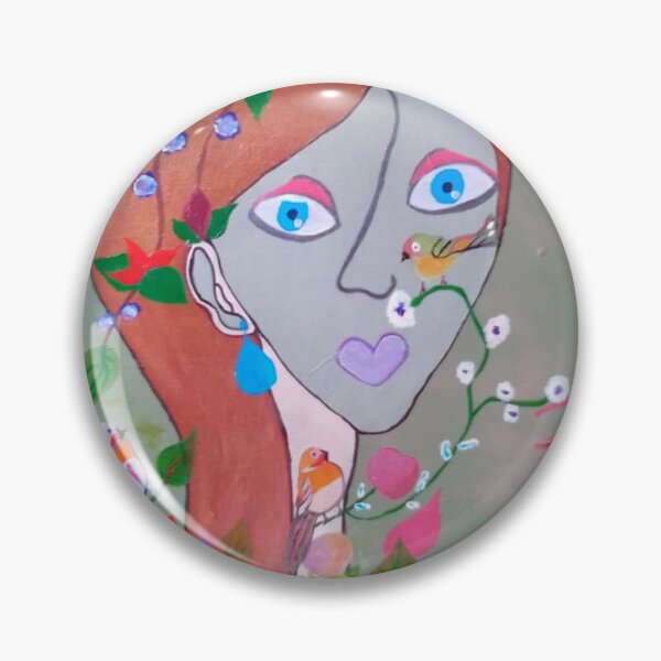 Item preview, Lost Alien girl in garden designed and sold by Zarethuthmanart.