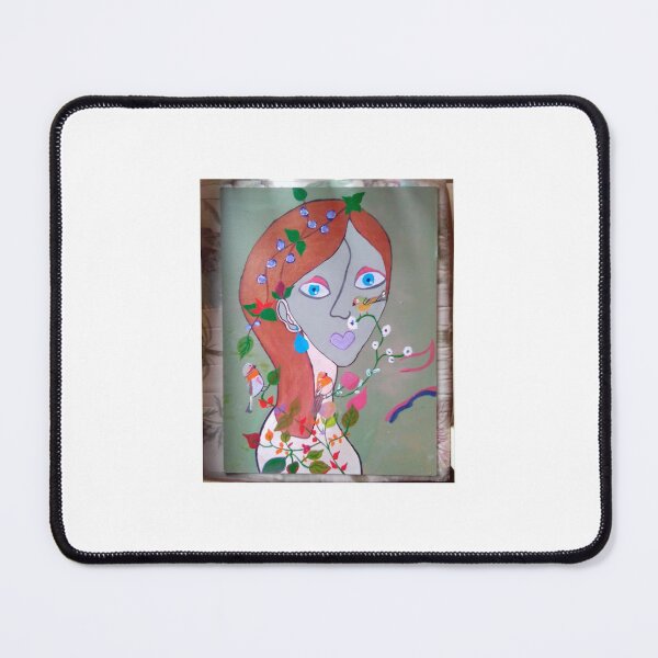 Item preview, Lost Alien girl in garden designed and sold by Zarethuthmanart.
