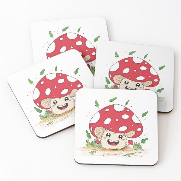 Item preview, Kawaii Mushroom: Cute Forest Friend designed and sold by merakibylalita.