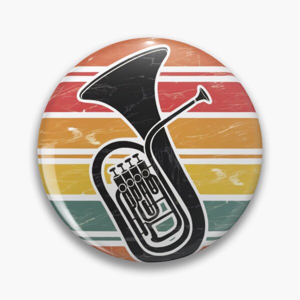 Item preview, Euphonium Player Music Retro designed and sold by ladyindigital.