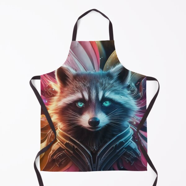 Item preview, Space Raccoon Guard Funny Design Art designed and sold by Maggie Mustard.