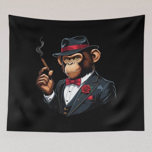 Item preview, Gangster Monkey designed and sold by Getup-clothing.