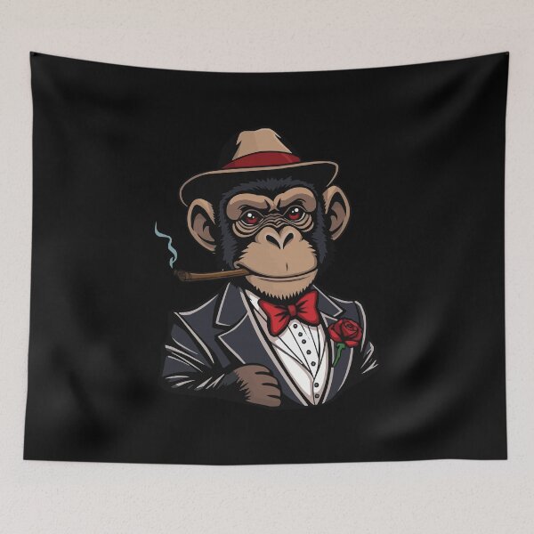 Item preview, Gangster Monkey designed and sold by Getup-clothing.