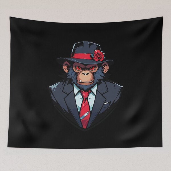 Item preview, Gangster Monkey designed and sold by Getup-clothing.