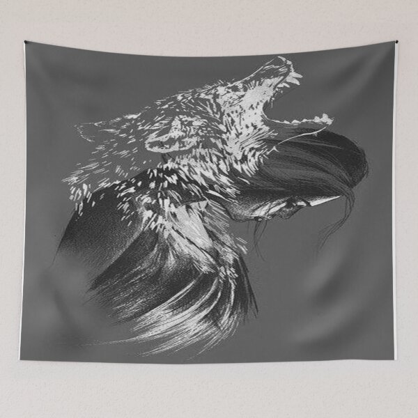 Item preview, Wolf Girl designed and sold by leen12 Art Designs Prints.
