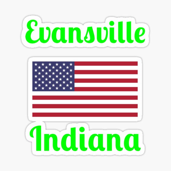 Item preview, Evansville Indiana - Stylish Prints, designed and sold by Fleetwood1994.