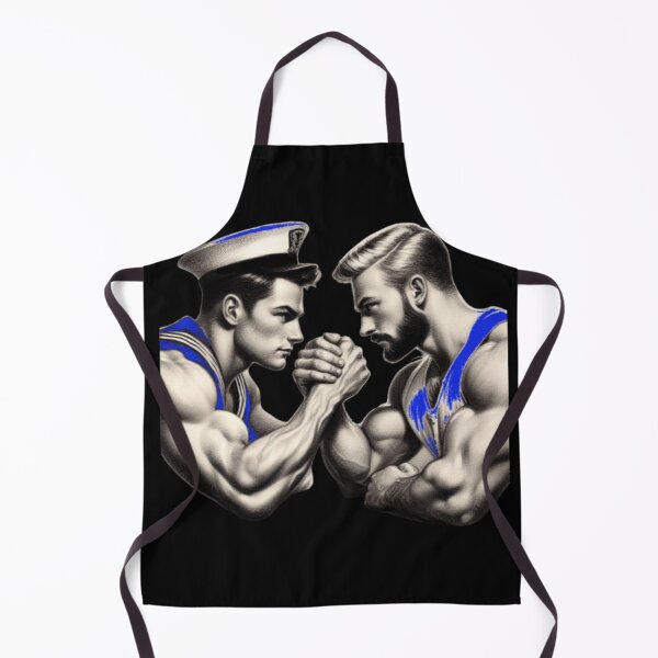 Item preview, Color Pop - Up Close and Personal Sailors Tom of Finland Tribute Gay Pride Graphic Design designed and sold by ItsAKinkThing.