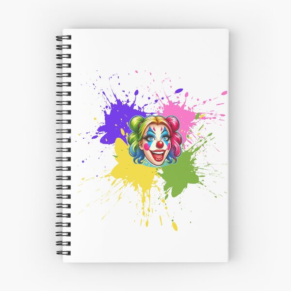 Item preview, Copie de Colorful clown woman with paint splashes designed and sold by Design Shop.