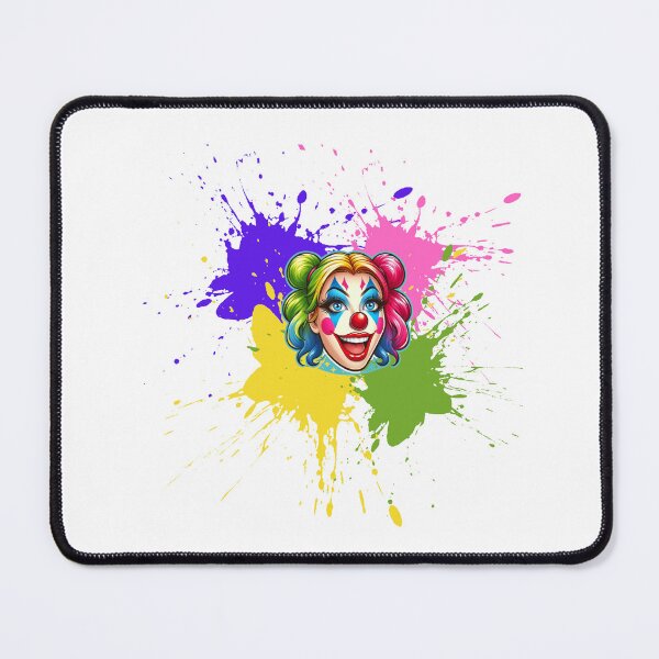 Item preview, Copie de Colorful clown woman with paint splashes designed and sold by Design Shop.