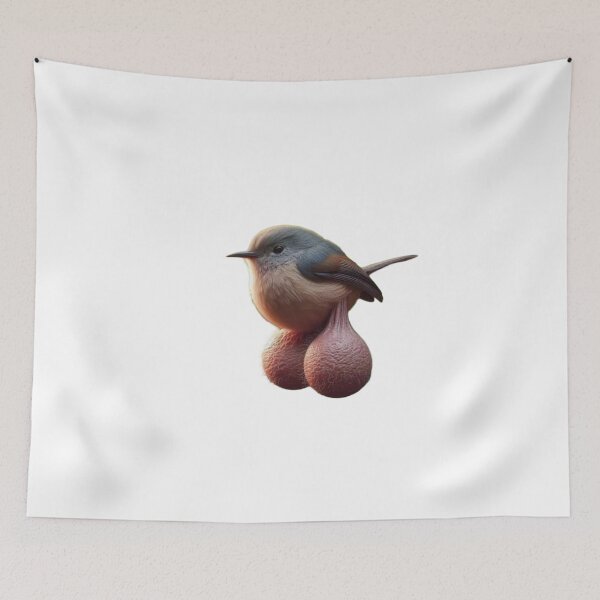 Item preview, Bird with Balls meme designed and sold by Endless-mind.