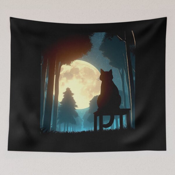 Item preview, Cat & Moon G designed and sold by VeenyOcicat.