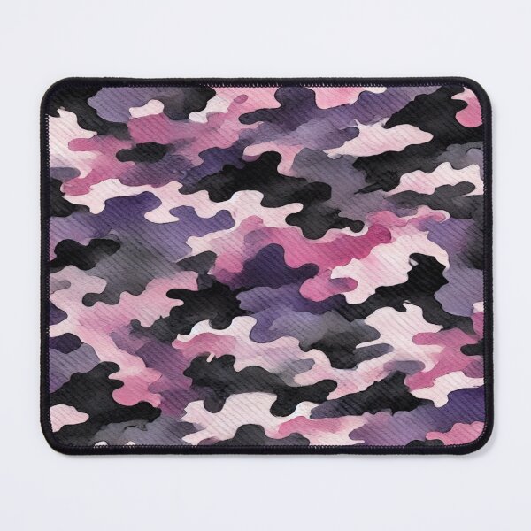 Item preview, Pink, Purple, and Black Watercolor Camouflage Pattern designed and sold by 0Mystica0.