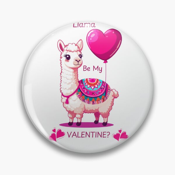 Item preview, Llama Be My Valentine? - Llama Valentine Design designed and sold by -justb-.