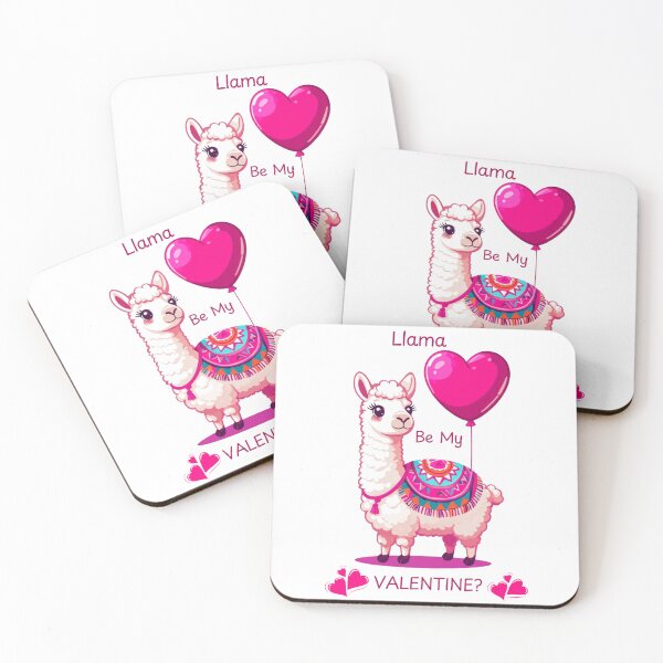 Item preview, Llama Be My Valentine? - Llama Valentine Design designed and sold by -justb-.