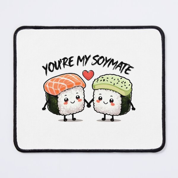 Item preview, You’re My Soymate - Cute Sushi Couple Design designed and sold by -justb-.