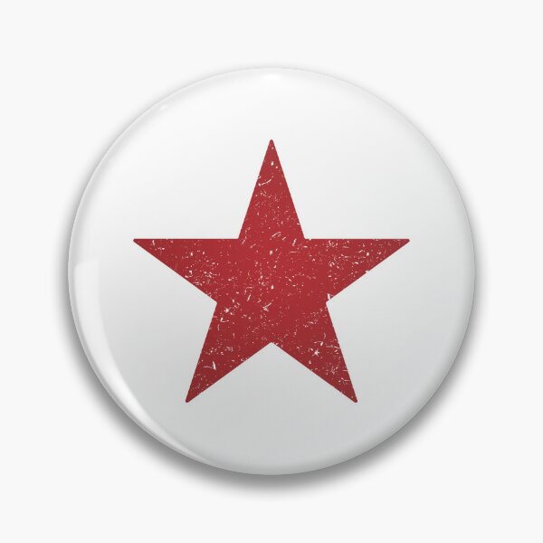 Item preview, Red Star - Distressed Effect - Soft Edges designed and sold by unrealindeed.