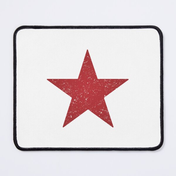 Item preview, Red Star - Distressed Effect - Soft Edges designed and sold by unrealindeed.