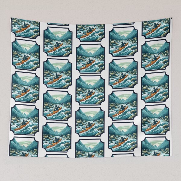 Item preview, Whitewater kayaking designed and sold by Red-forever.