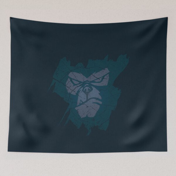 Item preview, Crazy Ape - Distressed Graffiti Stencil - Blue Grey designed and sold by unrealindeed.