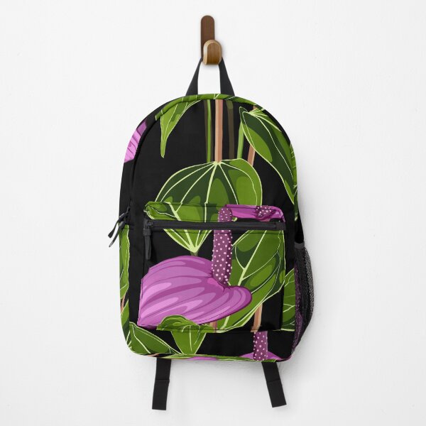 Item preview, Anthurium. Seamless floral pattern with violet glossy flowers and anthurium leaves. designed and sold by MatyKotiv.