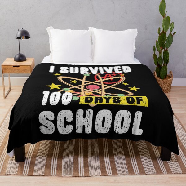 Item preview, I SURVIVED 100 DAYS OF SCHOOL funny 100 days of school design student teacher class room designed and sold by Jt41.