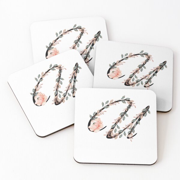 Item preview, decorative alphabet letter U designed and sold by Mia-sanocean.