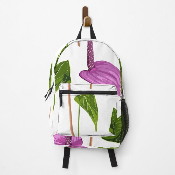 Item preview, Anthurium. Seamless floral pattern with violet glossy flowers and anthurium leaves. designed and sold by MatyKotiv.