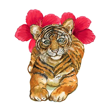 Artwork thumbnail, TigerSticker by hsstudio2025
