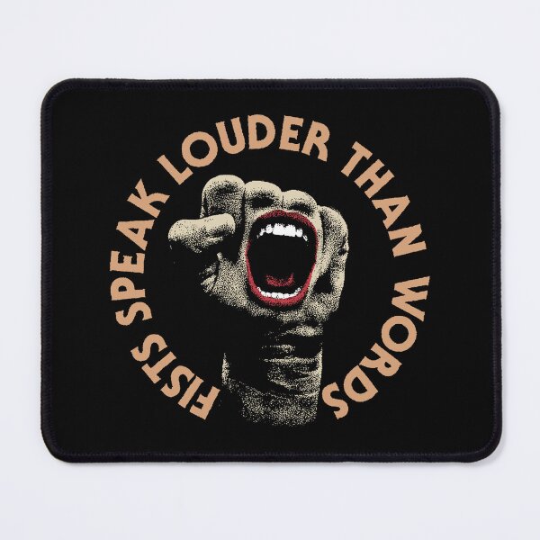Item preview, Fists Speak Louder Than Words designed and sold by Syahrasi.