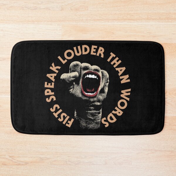 Item preview, Fists Speak Louder Than Words designed and sold by Syahrasi.